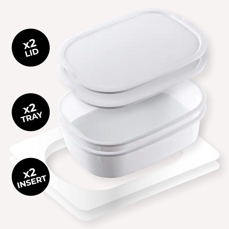 Rounded Trays or Inserts (Set of 2)