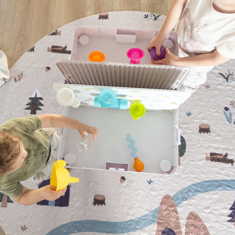 Round Scandi Waterproof Play Mat