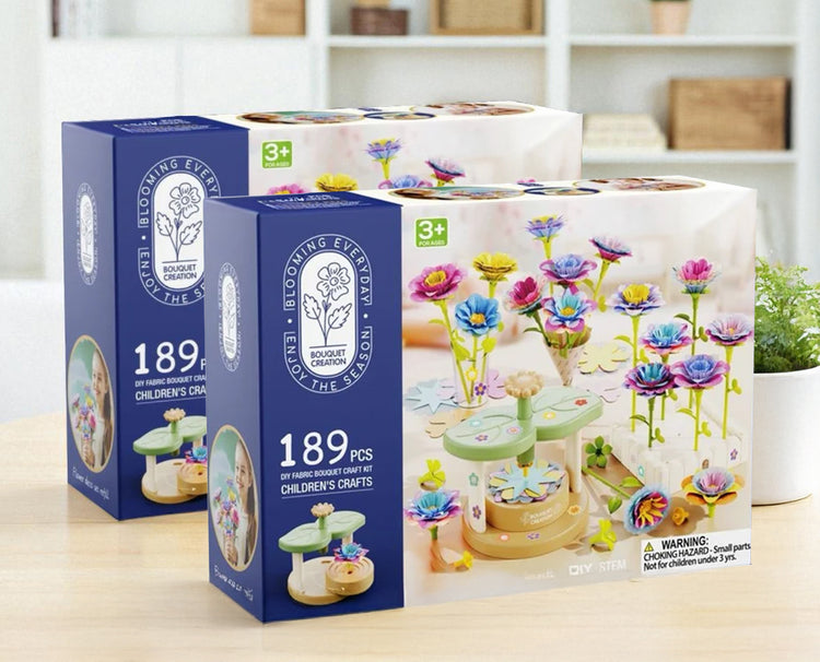NEW! Flower Press Craft Kit - 189 Pcs Mega Set