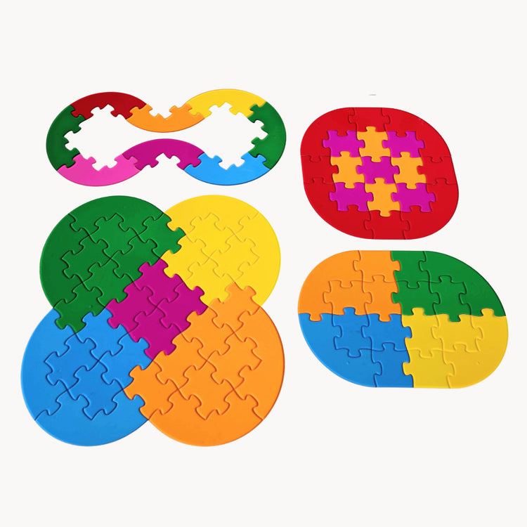 Creative puzzles shapes for toddlers and preschoolers